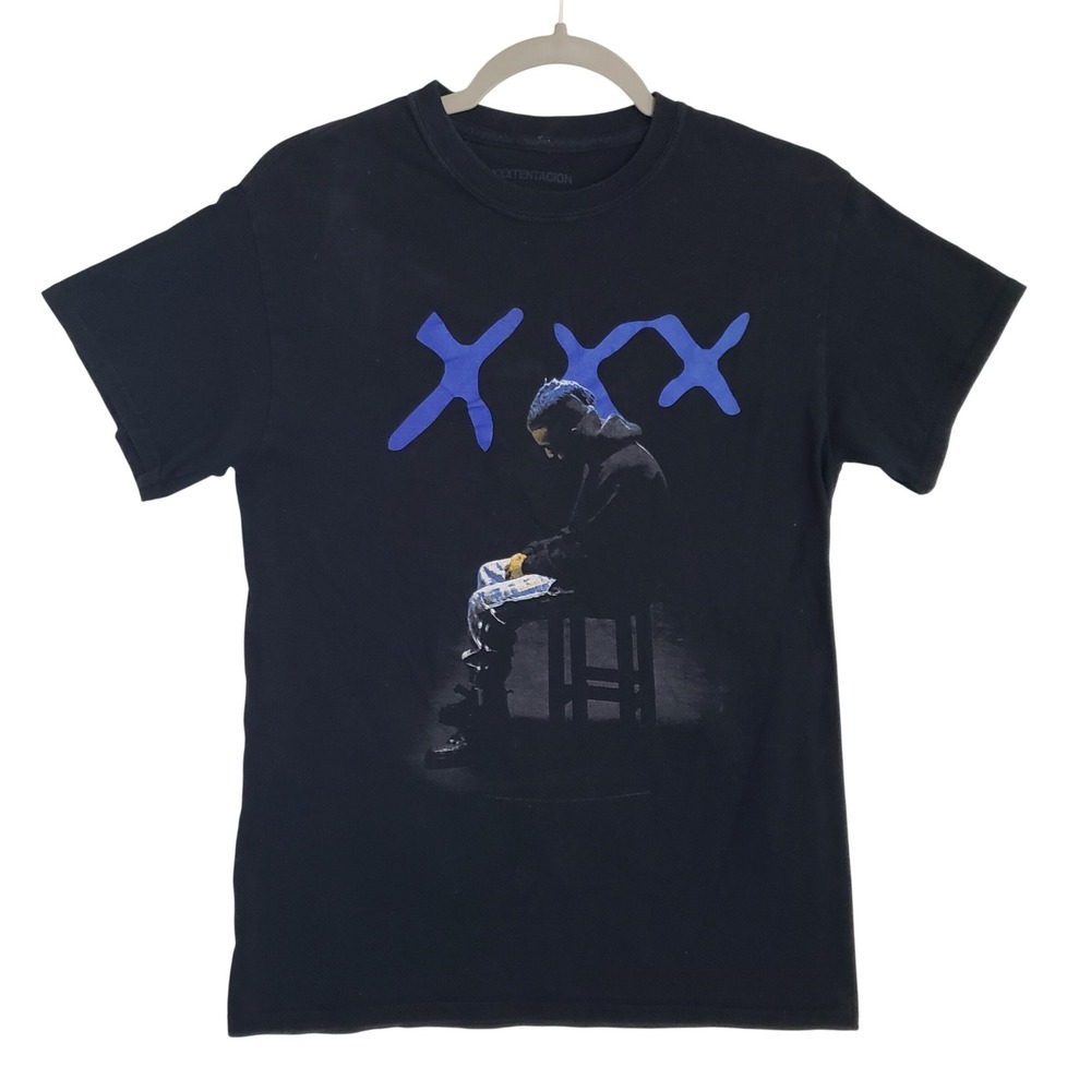 XXXTentacion T‎ Shirt Black Hip Hop Rap Music Graphic Print Unisex Small SM